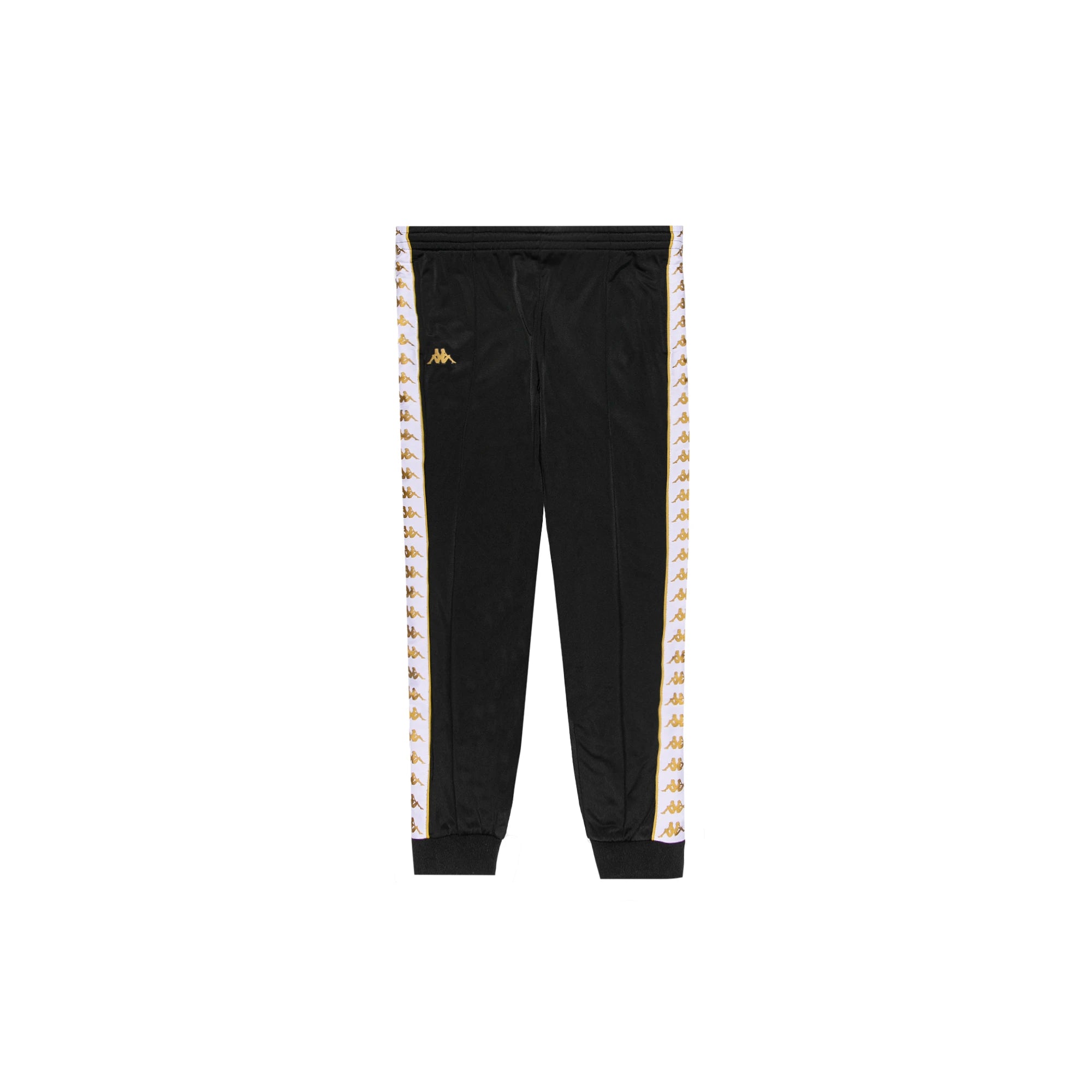 222 Banda Rastoria Slim Pants - Black Yellow Gold Rich White