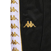 222 Banda Rastoria Slim Pants - Black Yellow Gold Rich White