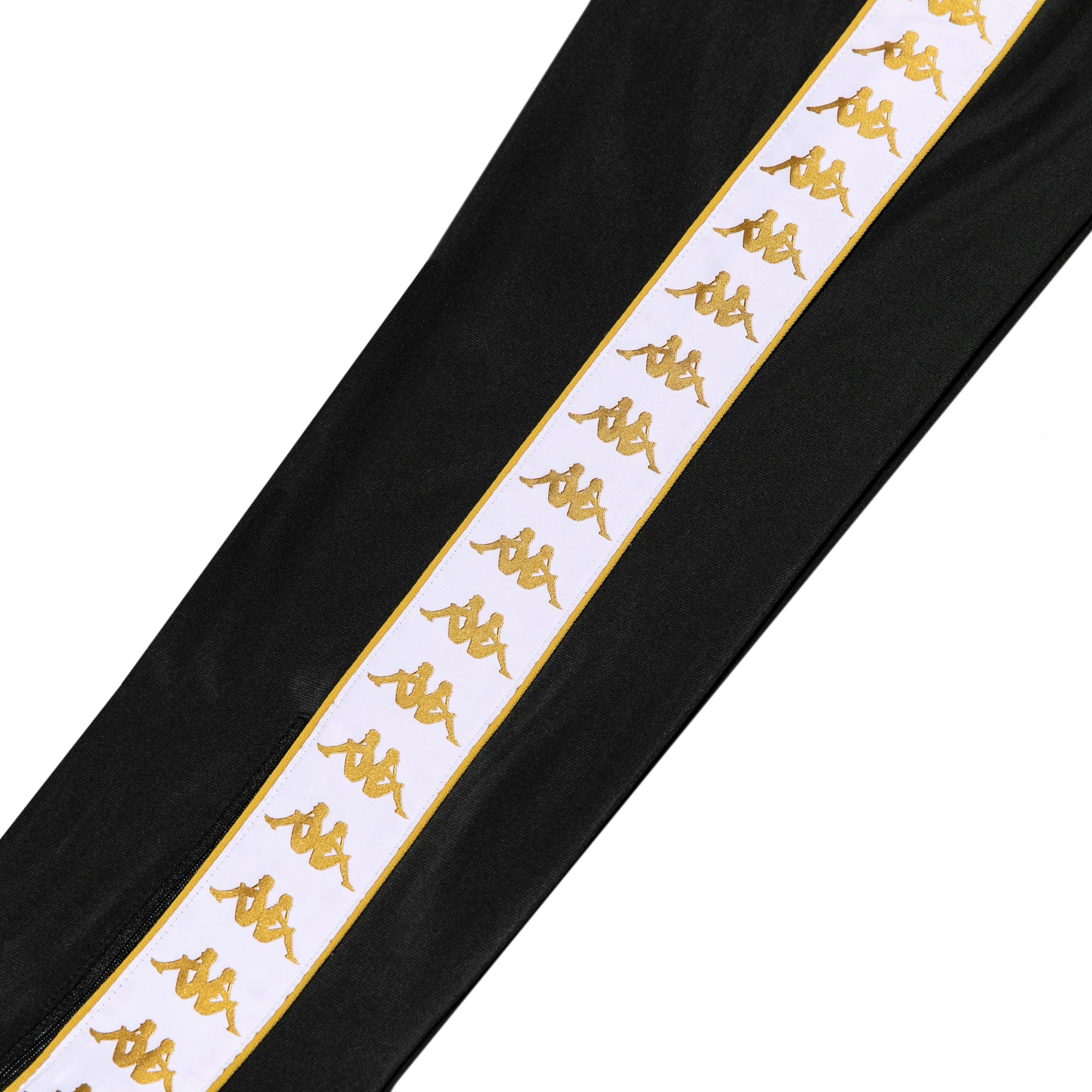 222 Banda Rastoria Slim Pants - Black Yellow Gold Rich White