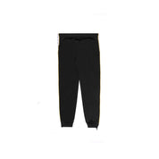222 Banda Rastoria Slim Pants - Black Yellow Gold Rich White