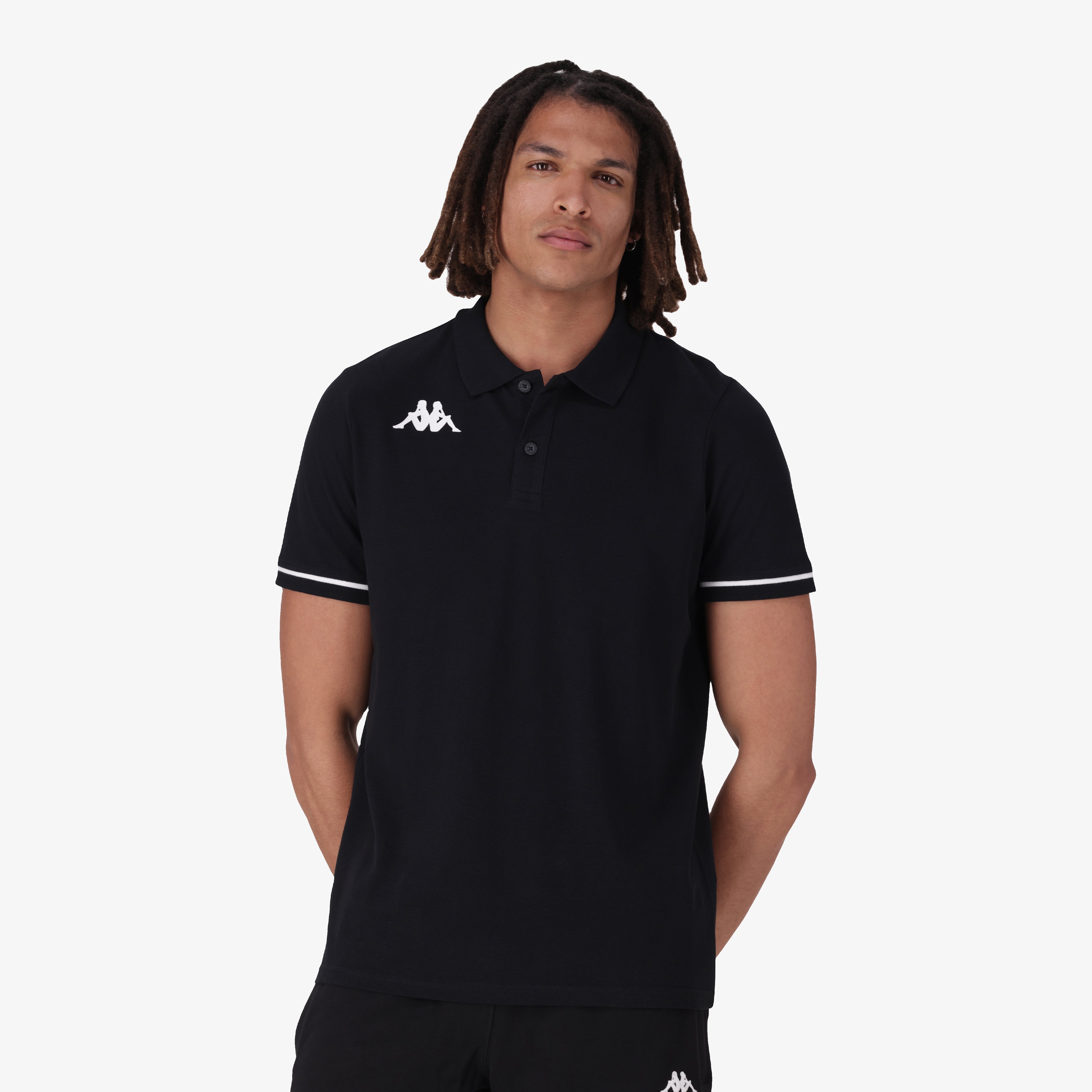 Barli Polo - Black/White | Kappa USA