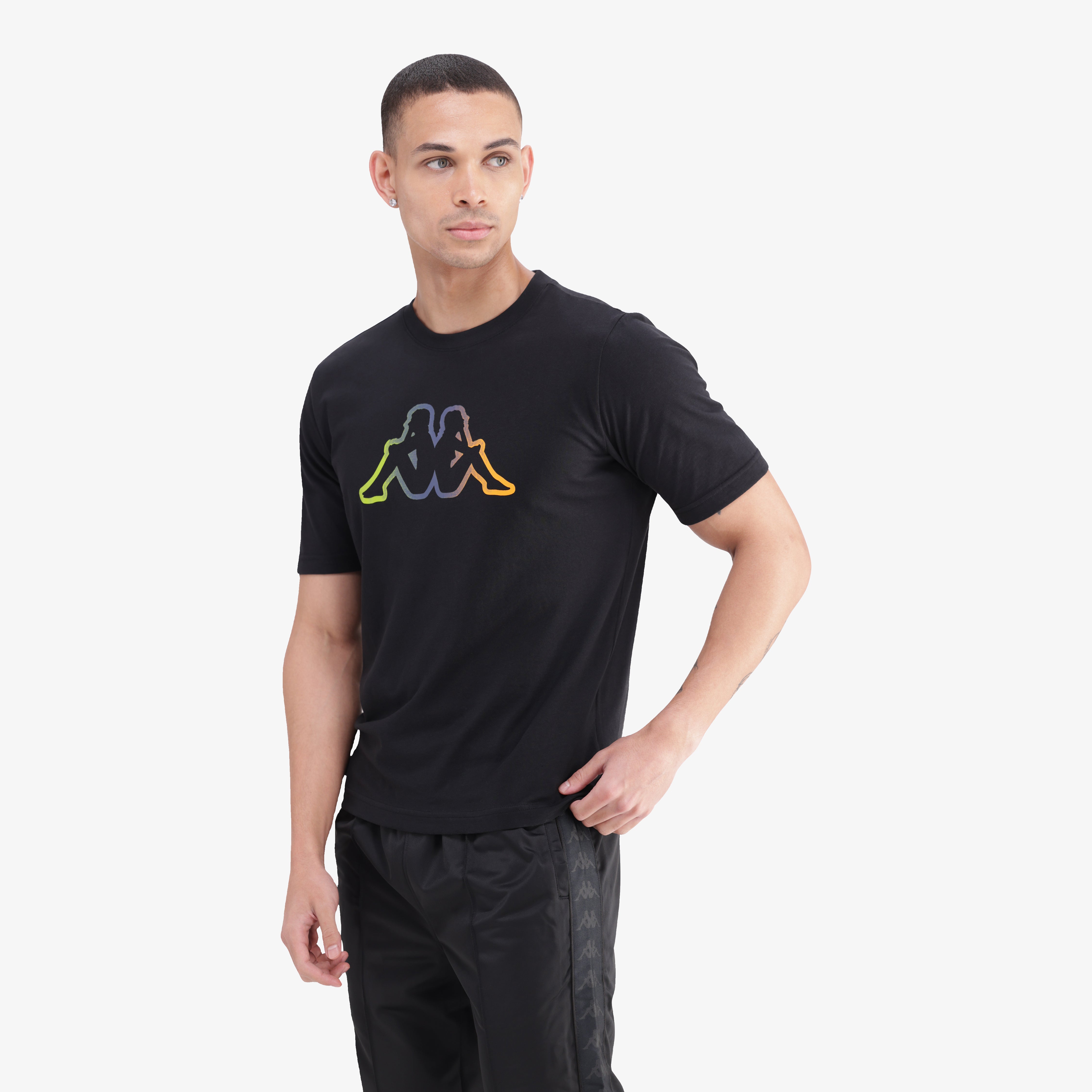 カッパ　kappa グレミオ ユニフォーム　サイズインポートXL 超希少品 Logo Ioni T-Shirt - Black | Kappa USA