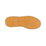 Bottom view of Kappa sneakers showing gum sole with Omini logo.