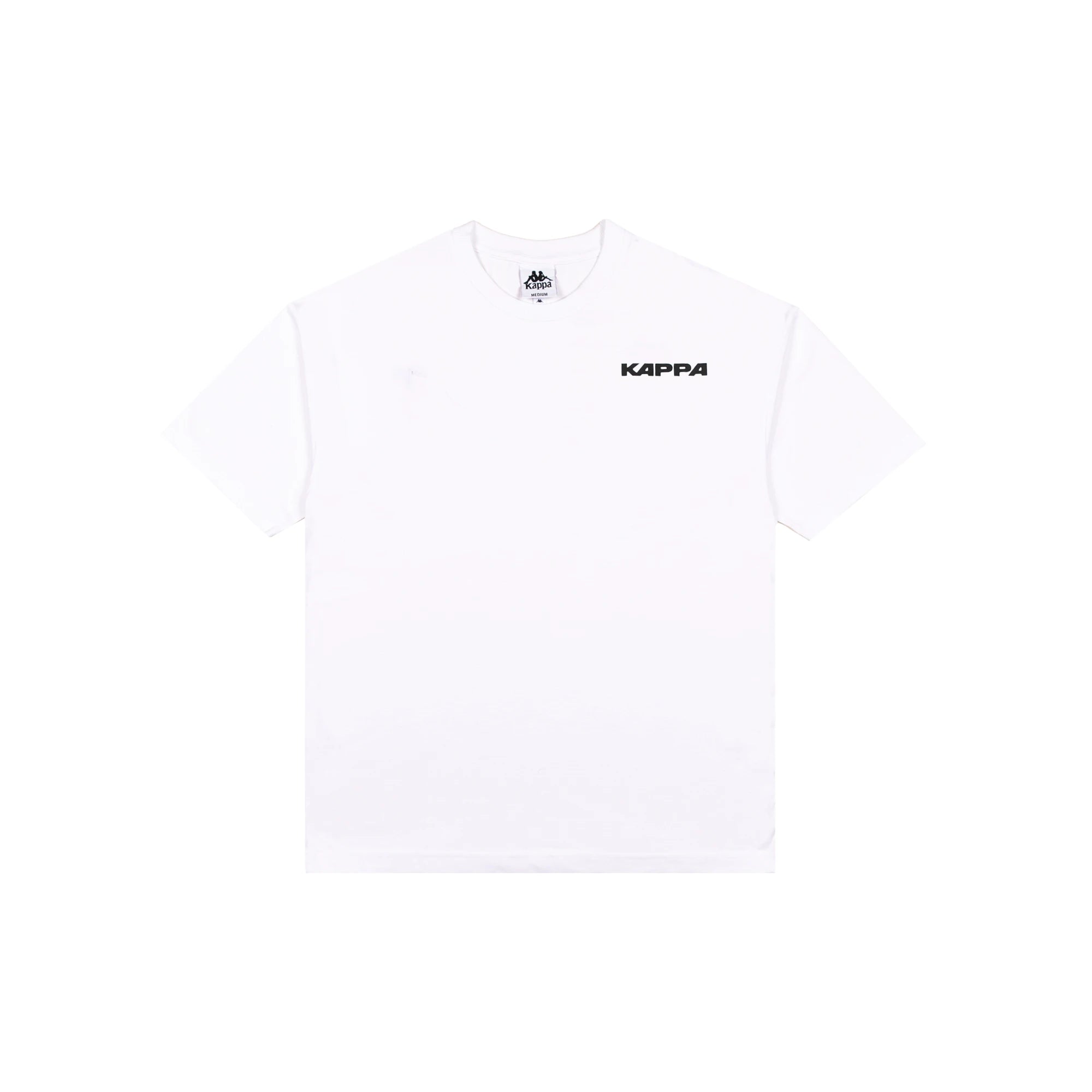 White Jersey Short-Sleeved Shirt for Men | Kappa USA