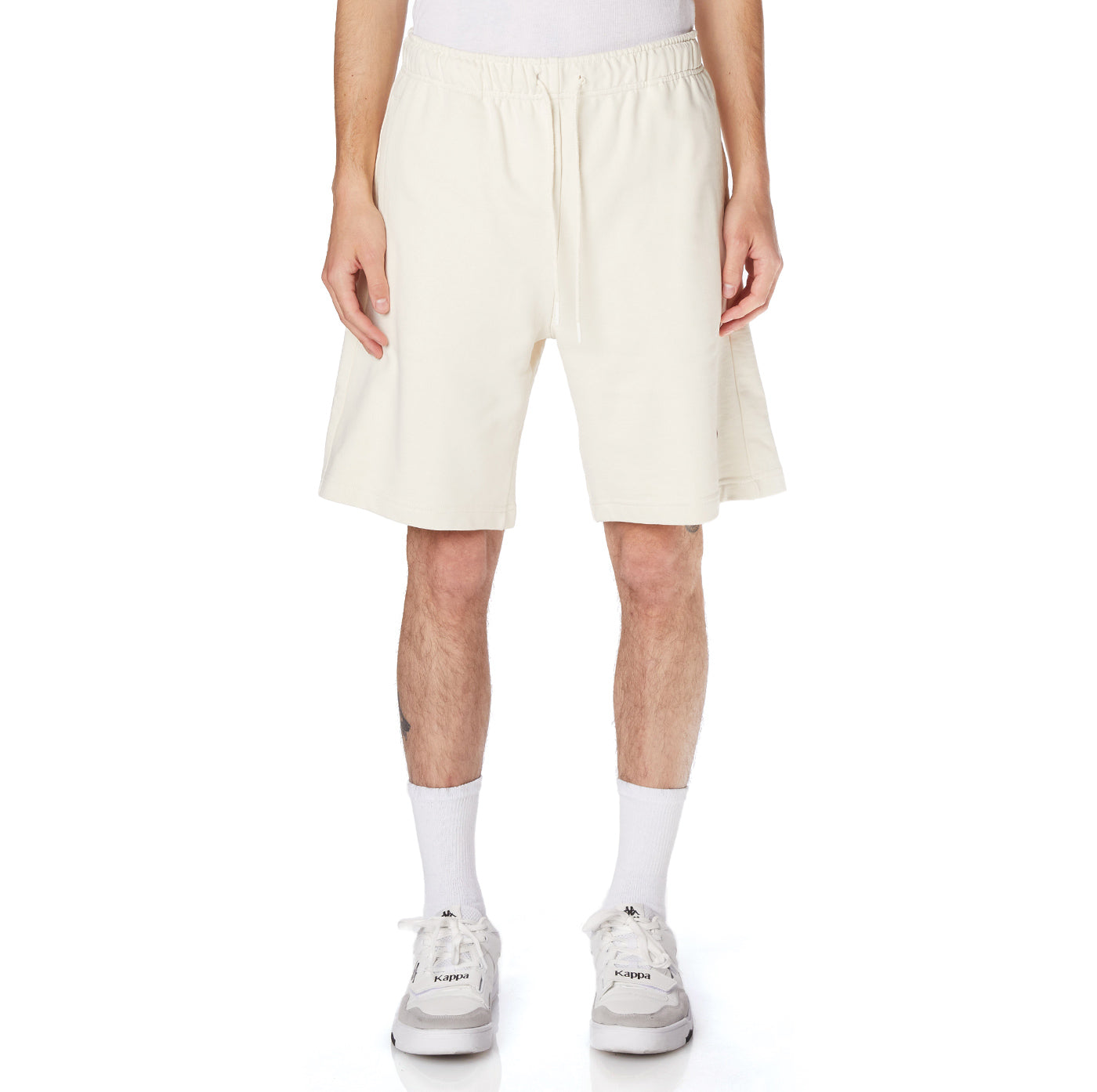 Cream 100% Cotton Sweat Shorts - 10