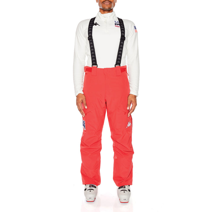 6Cento 622P US Full Zip Ski Pants - Red