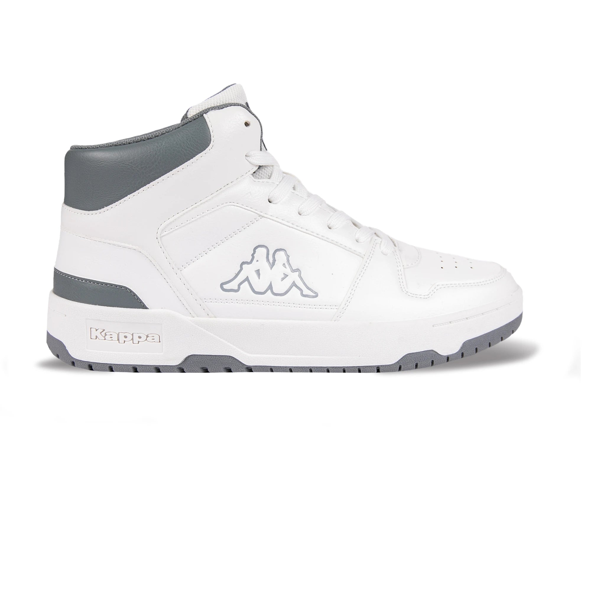 kodacorp Logo Coda Mid Sneakers - White Grey – Kappa USA