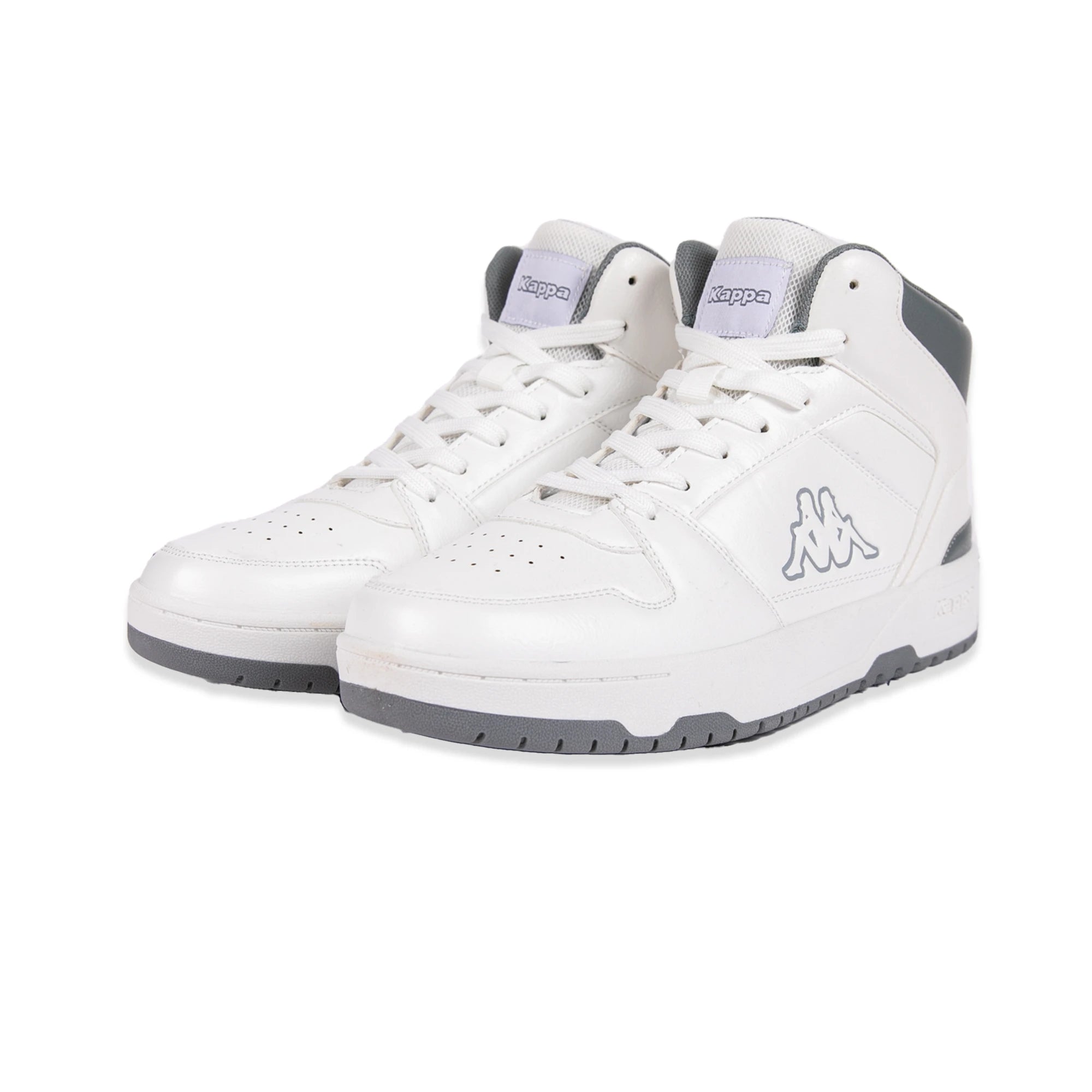 Logo Coda Mid Sneakers - White Grey