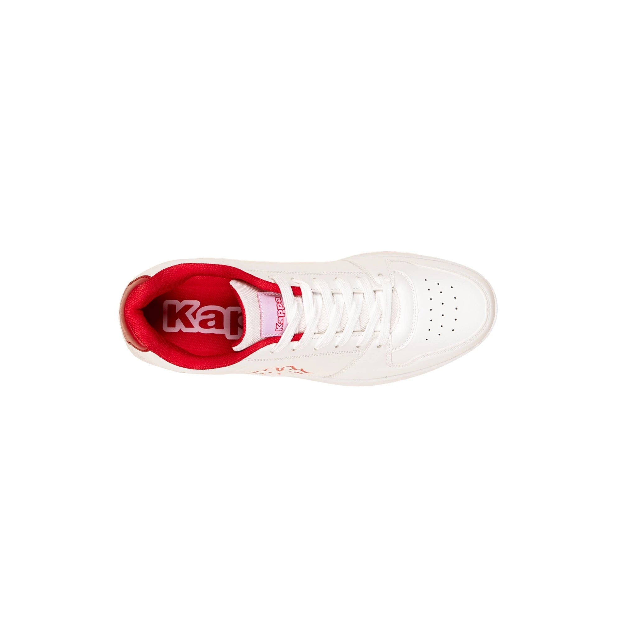 Logo Coda Low Sneakers - White Red