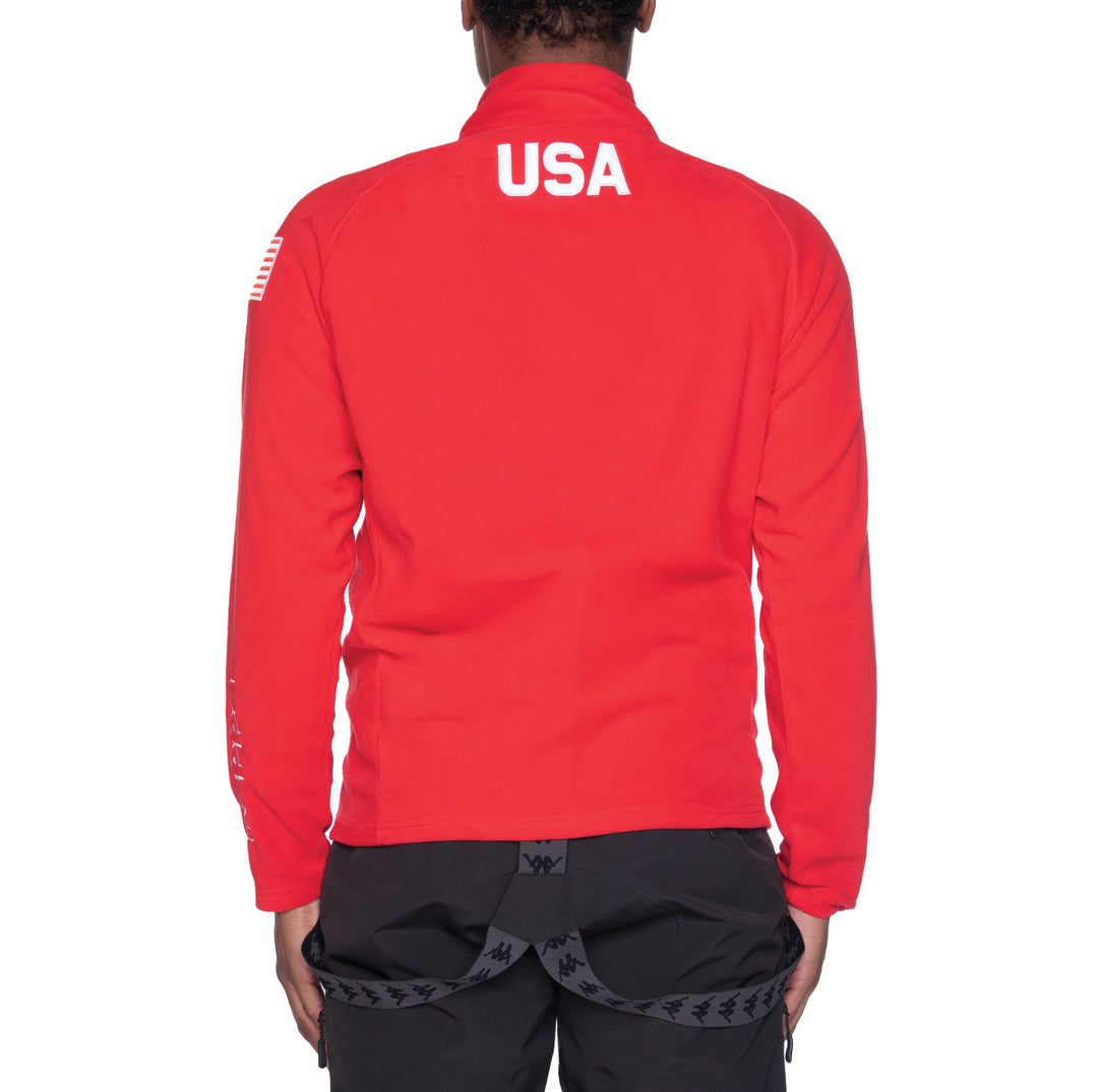 6Cento 687B US Fleece Jacket - Red