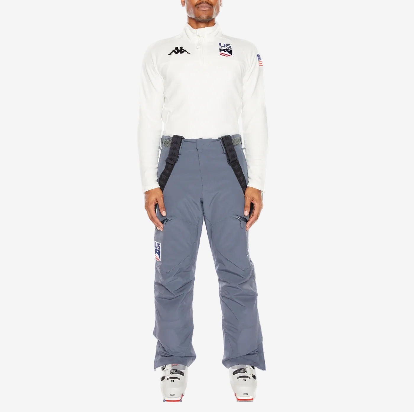 6Cento 622 Hz US Ski Pants - Grey Asphalt | Kappa USA