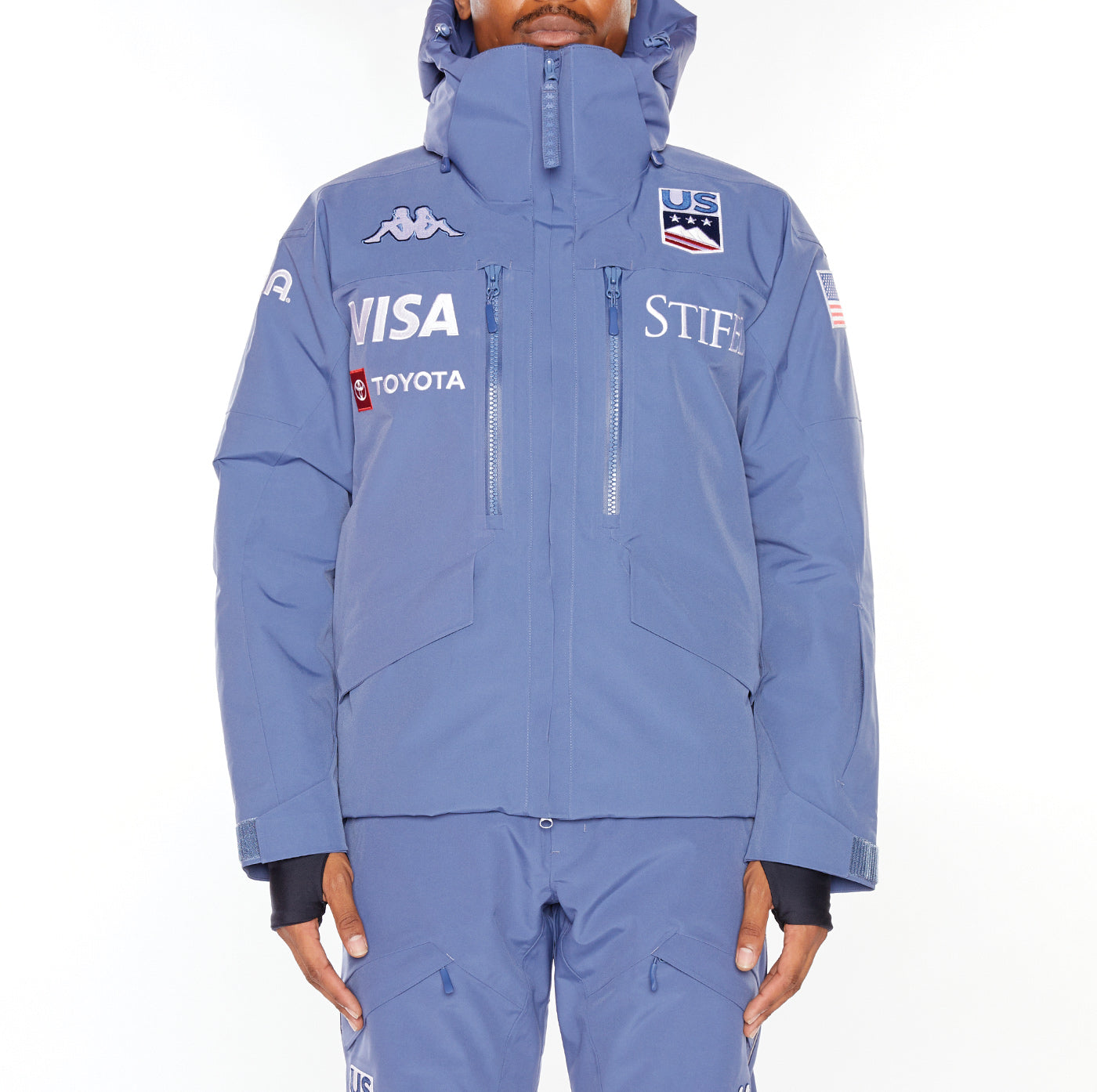 6Cento 602T US Ski Jacket - Blue Fiord – Kappa USA
