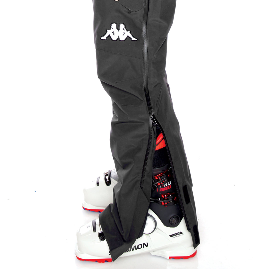 6Cento 622P US Full Zip Ski Pants - Black