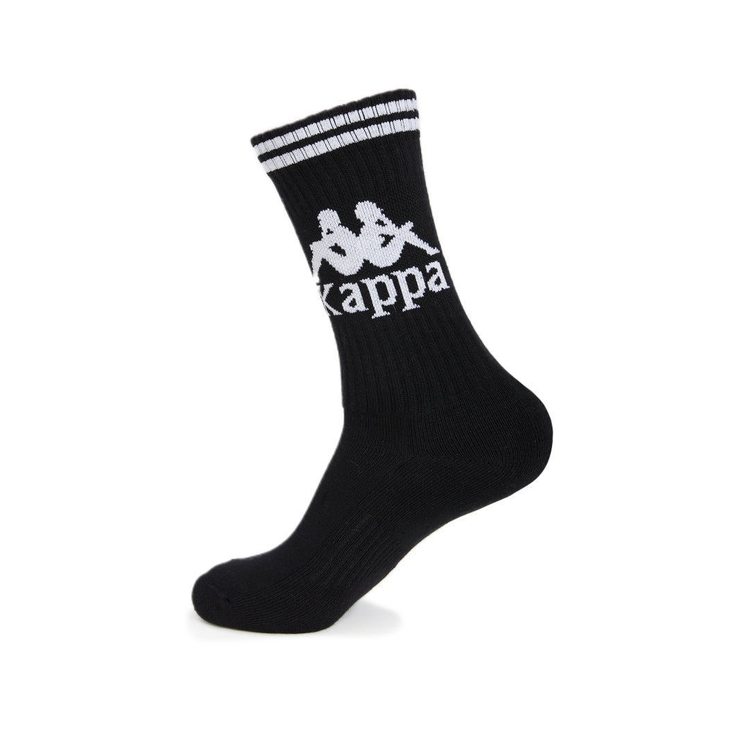 to Begå underslæb lommeregner Authentic Aster Socks 1 Pack - Black White – Kappa USA