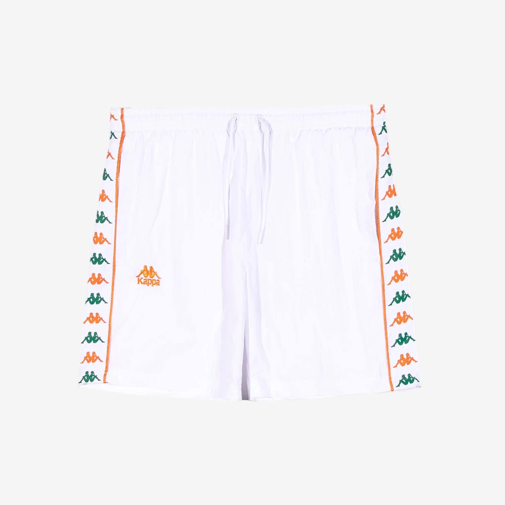 222 Banda Nardo Shorts - White Green Tee Orange