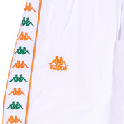 222 Banda Nardo Shorts - White Green Tee Orange