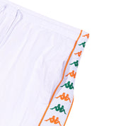 222 Banda Nardo Shorts - White Green Tee Orange