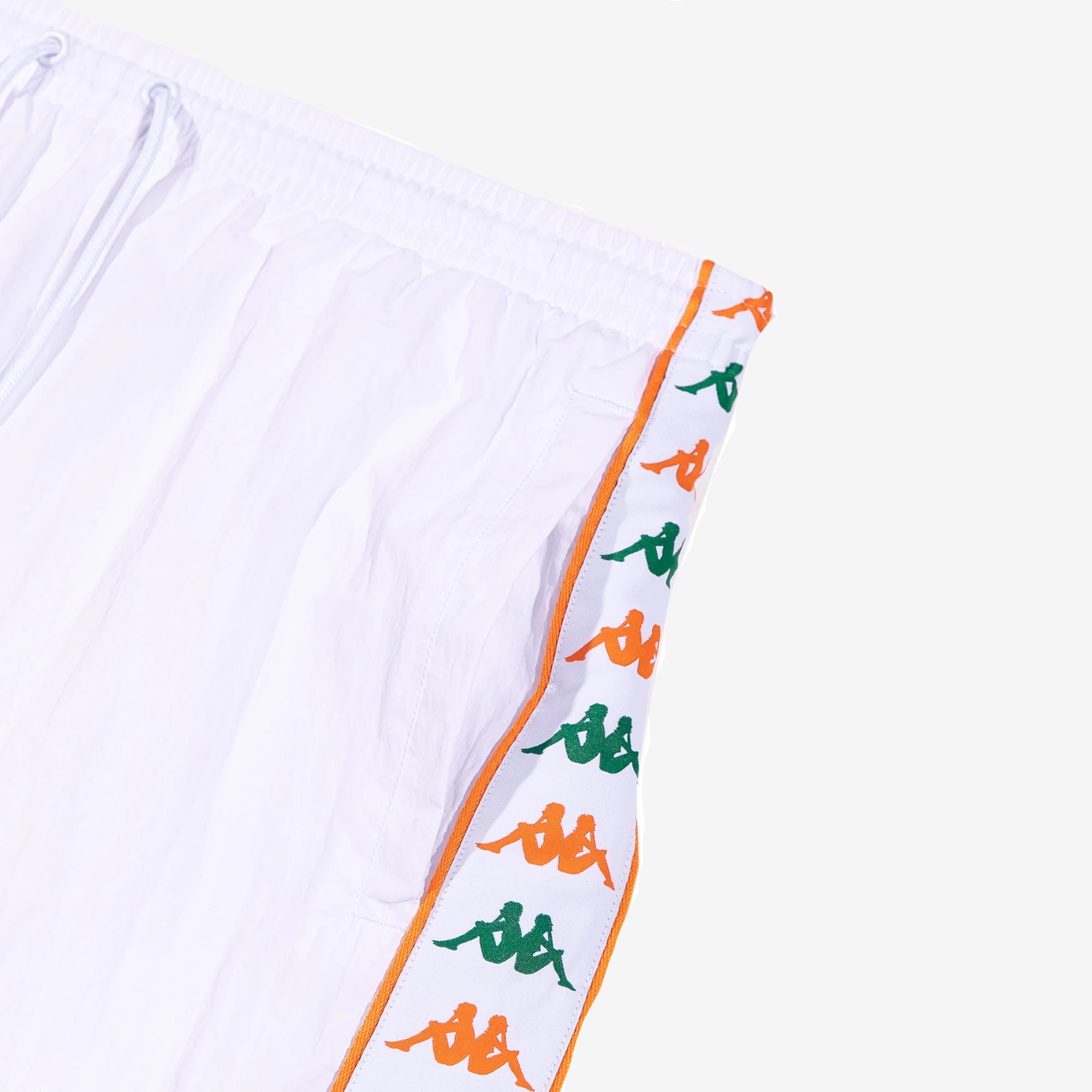 222 Banda Nardo Shorts - White Green Tee Orange
