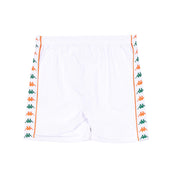 222 Banda Nardo Shorts - White Green Tee Orange