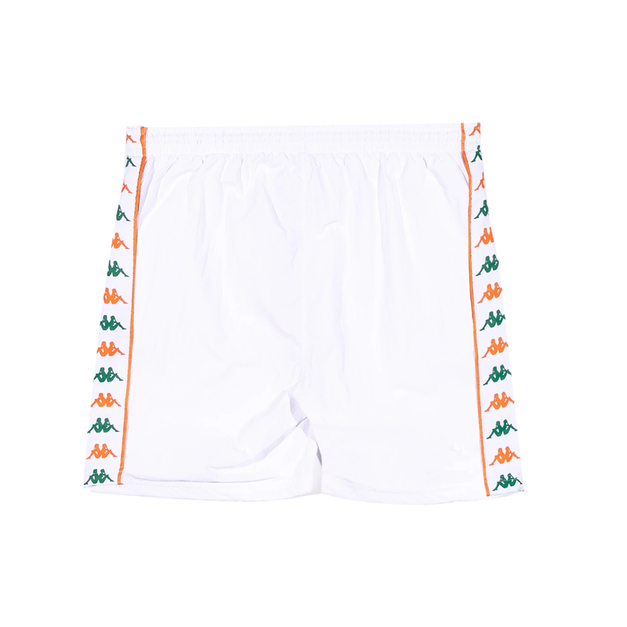 222 Banda Nardo Shorts - White Green Tee Orange