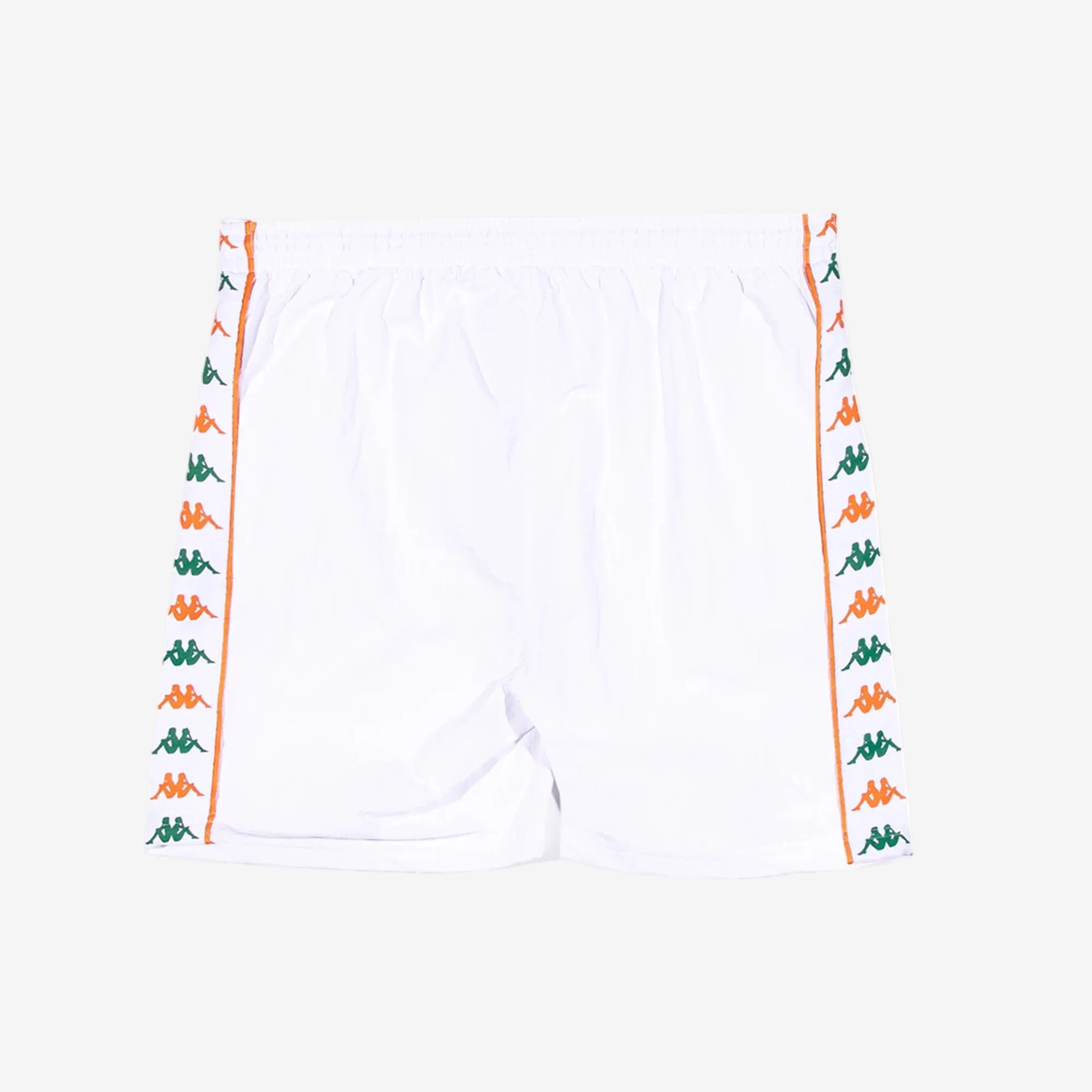 222 Banda Nardo Shorts - White Green Tee Orange