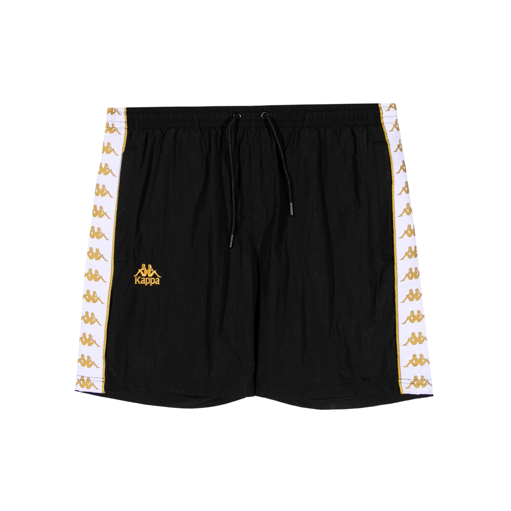 222 Banda Nardo Shorts - Black Yellow Gold Rich White