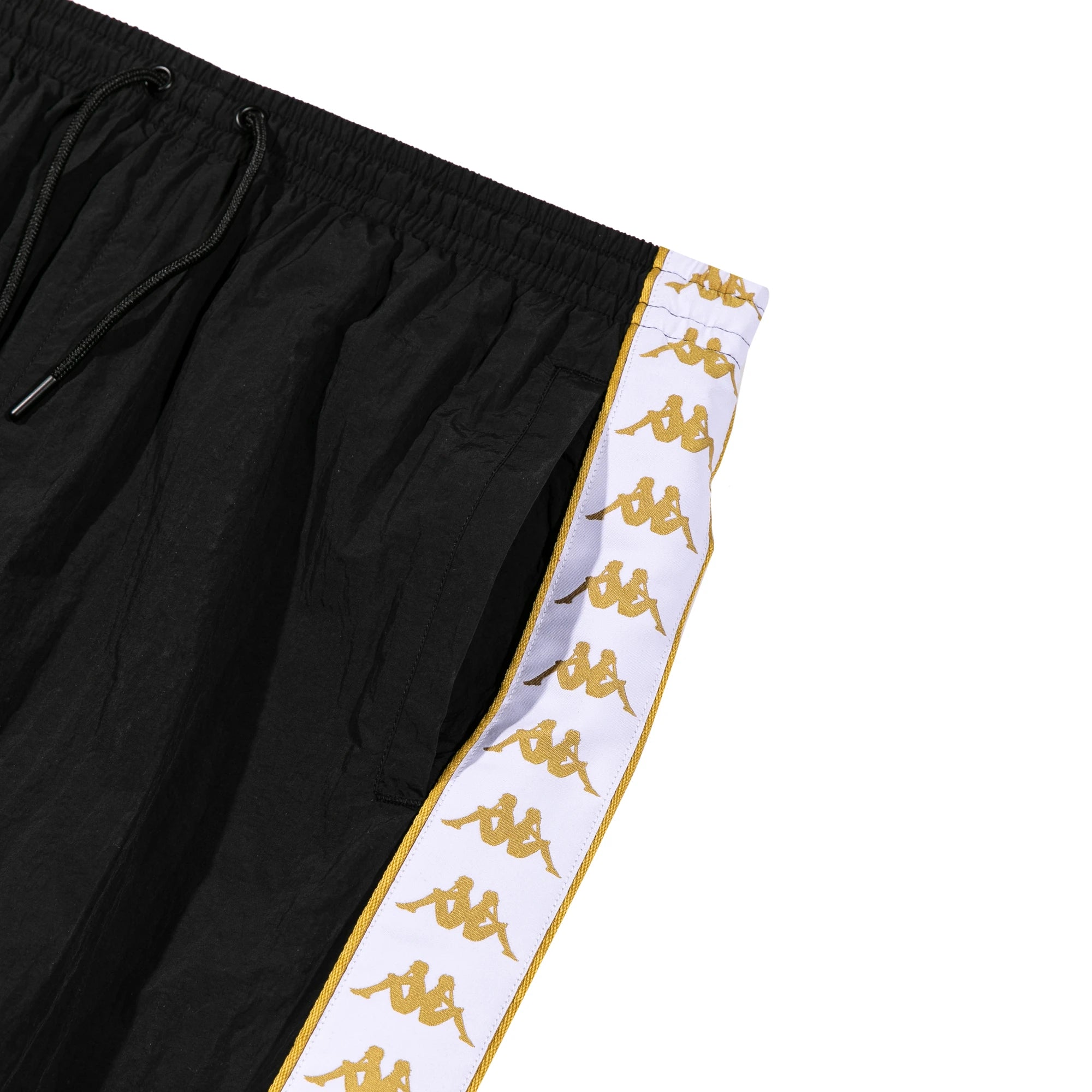 222 Banda Nardo Shorts - Black Yellow Gold Rich White