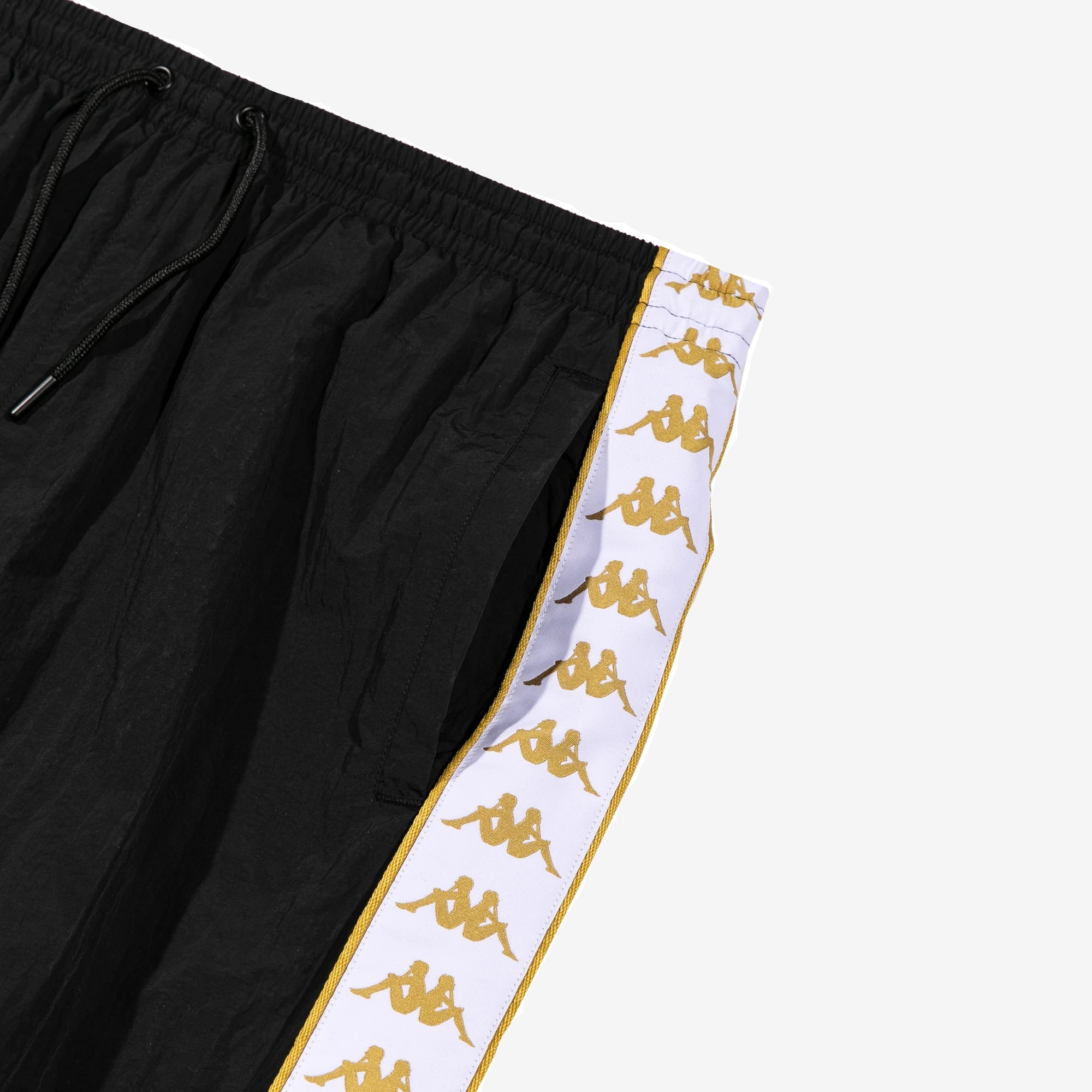 222 Banda Nardo Shorts - Black Yellow Gold Rich White