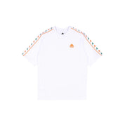 222 Banda Ninon T-Shirt - White Green Tee Orange