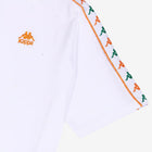 222 Banda Ninon T-Shirt - White Green Tee Orange