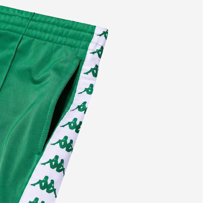 222 Banda Rastoria Slim Pants - Green Tee White