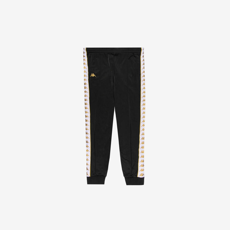 222 Banda Rastoria Slim Pants - Black Yellow Gold Rich White