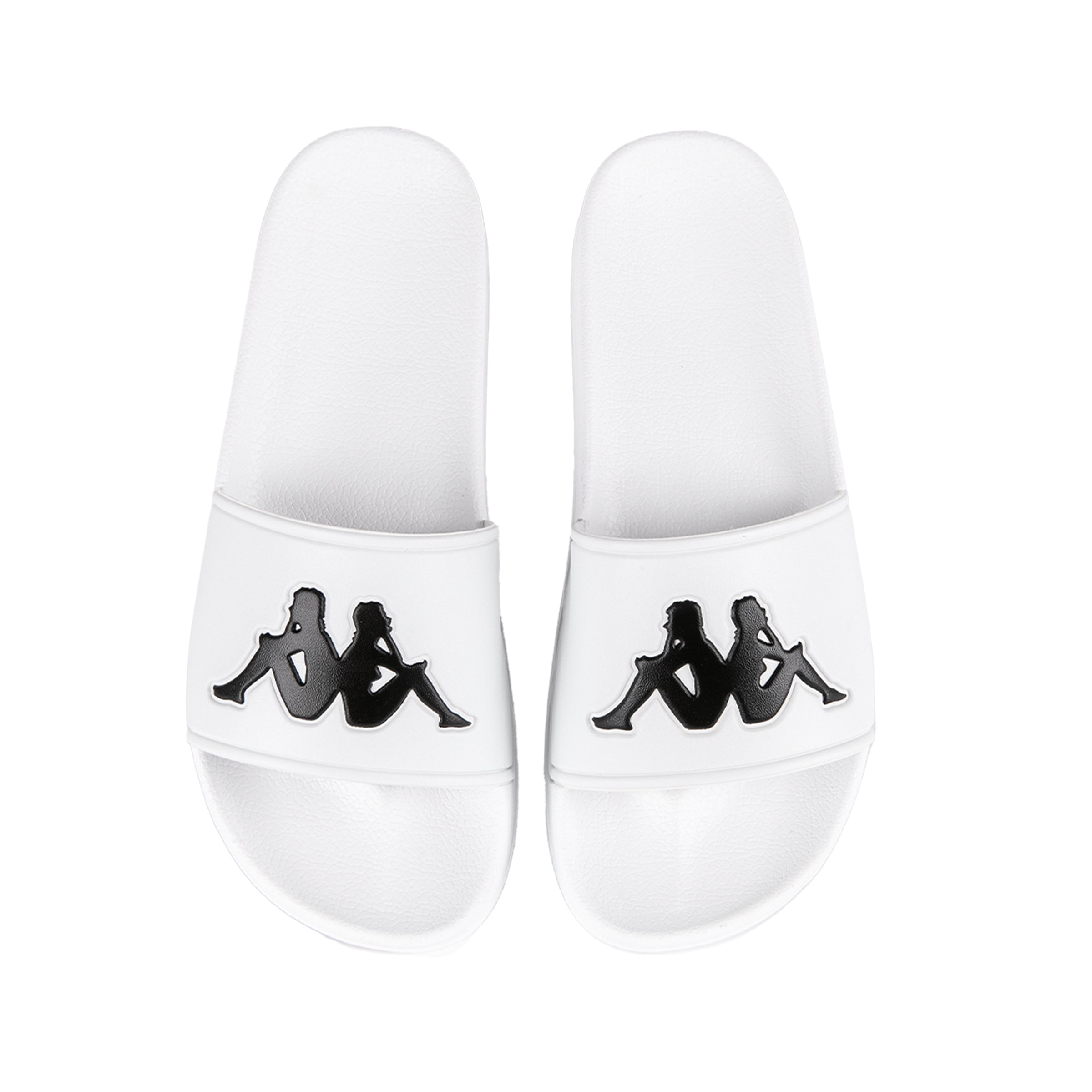 Kappa Authentic Adam 2 Slides - White Black