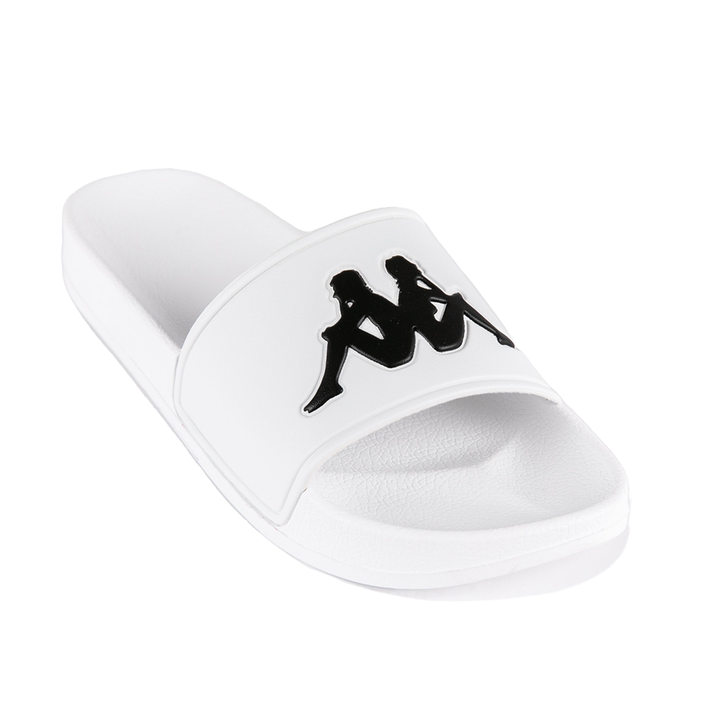 Kappa Authentic Adam 2 Slides - White Black