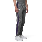 222 Banda Rastoria Slim Pants - Grey Charcoal Violet Anil White Natu