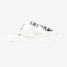 222 Banda Mitel 1 Sandals - White Black