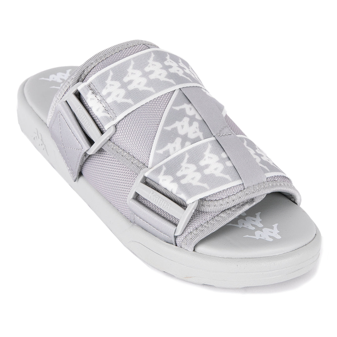 Kappa 222 Banda Mitel 1 Sandals - Grey White