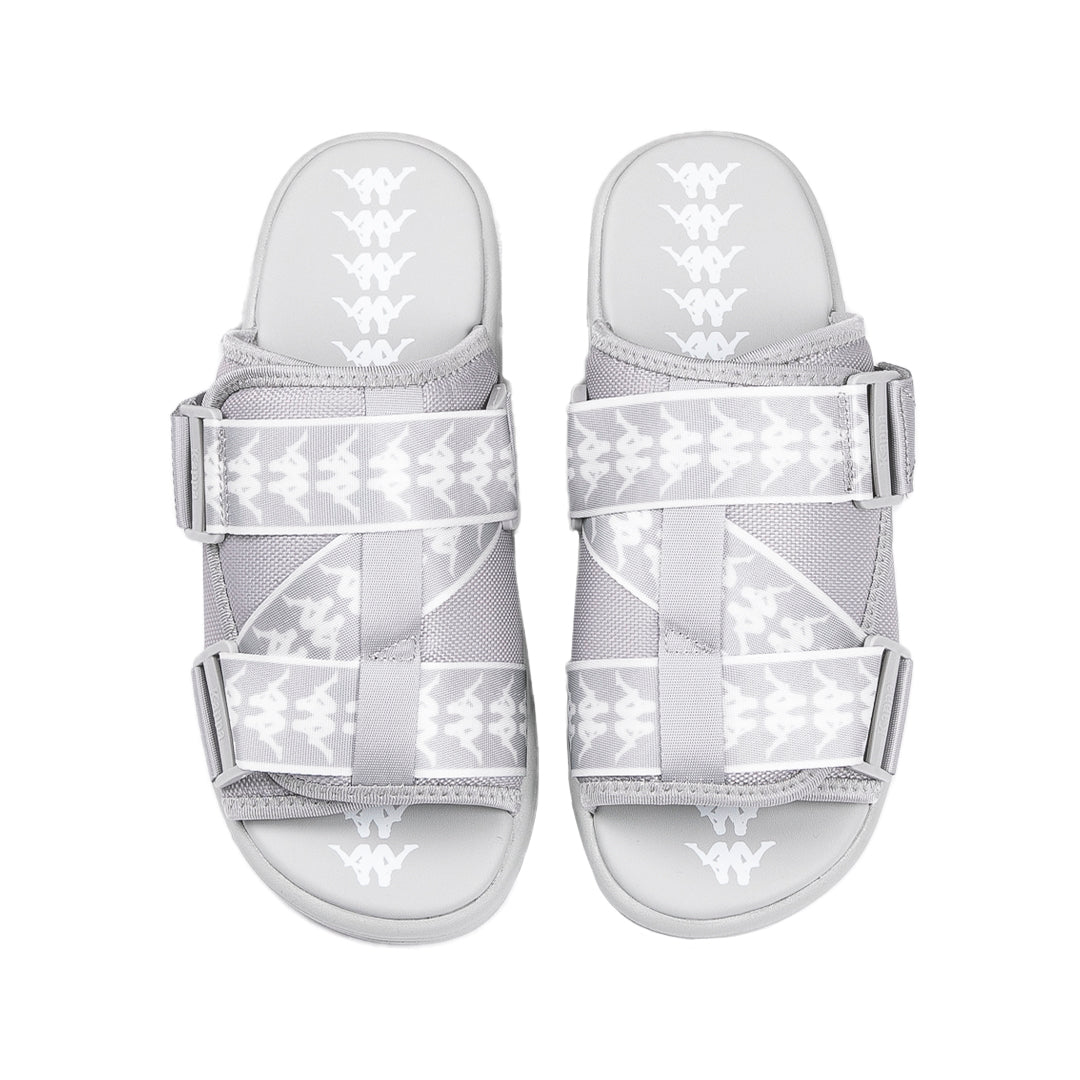 Kappa 222 Banda Mitel 1 Sandals - Grey White