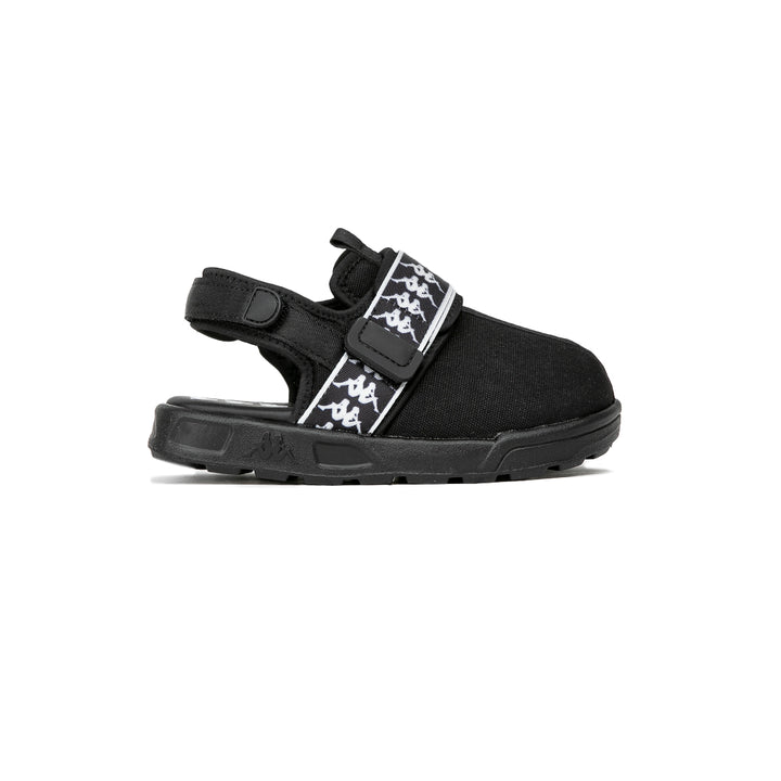 222 Banda Marlam Kids Sandals - Black White