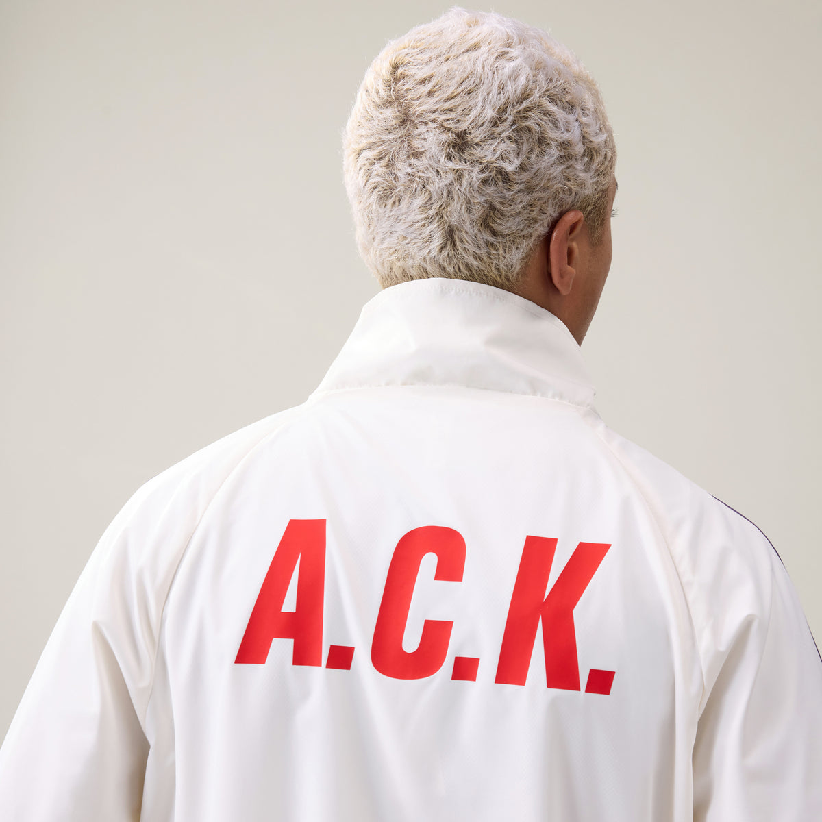 Authentic Osader Jacket - White Natural Violet Anil