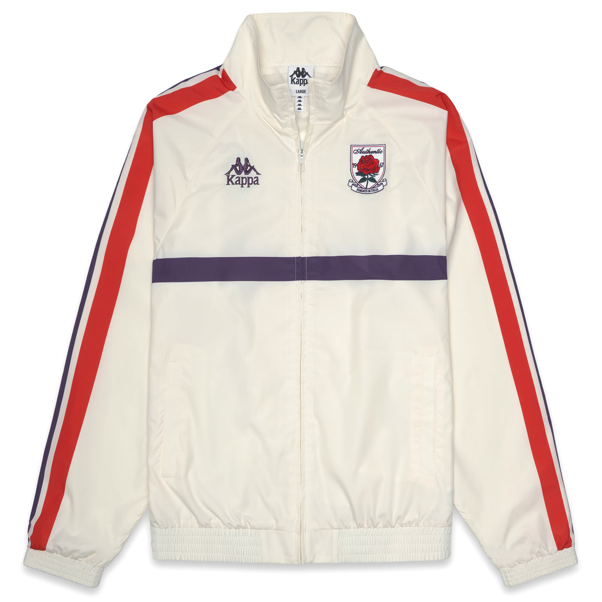 Authentic Osader Jacket - White Natural Violet Anil