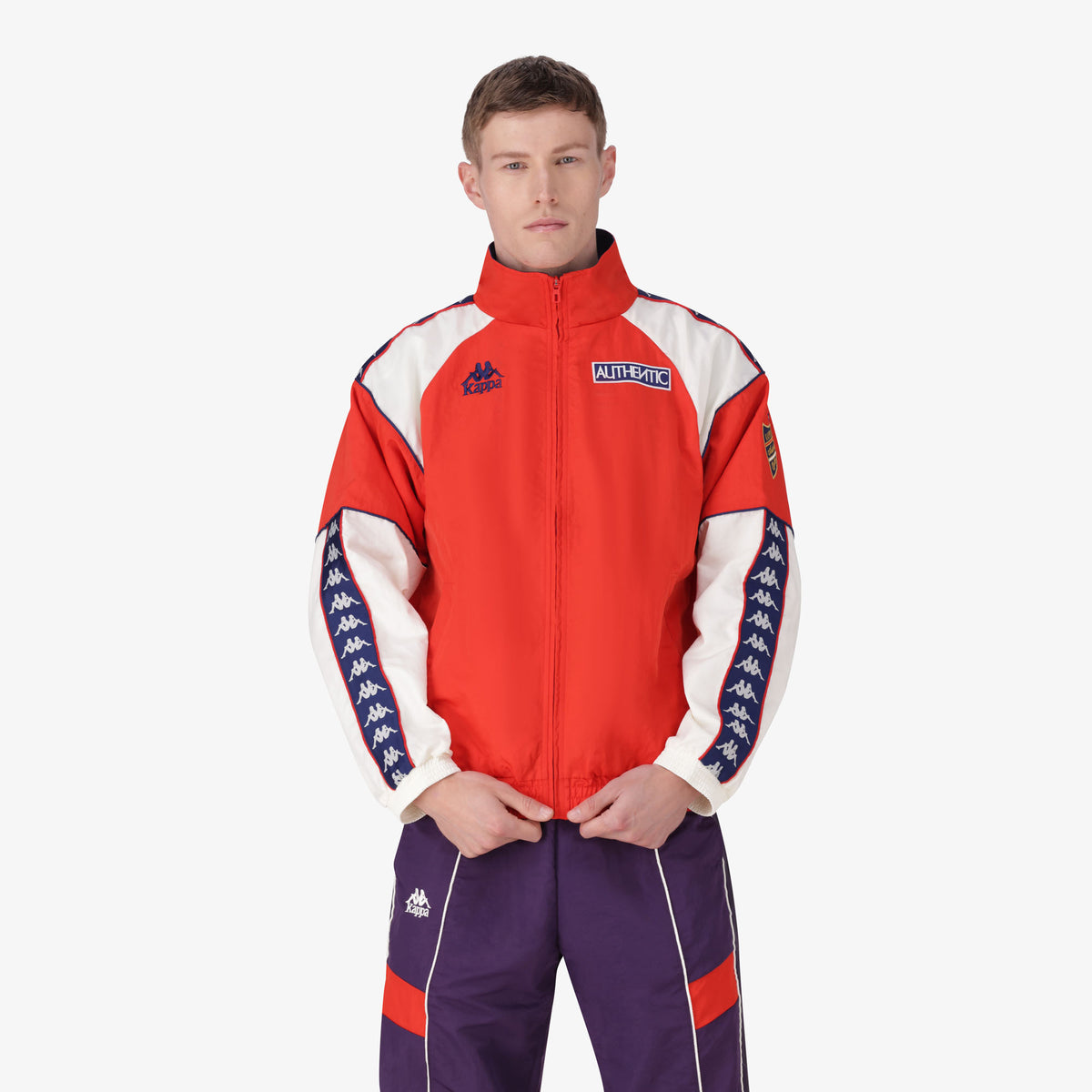 222 Banda Onstar Jacket - Red Md Coral White Natural