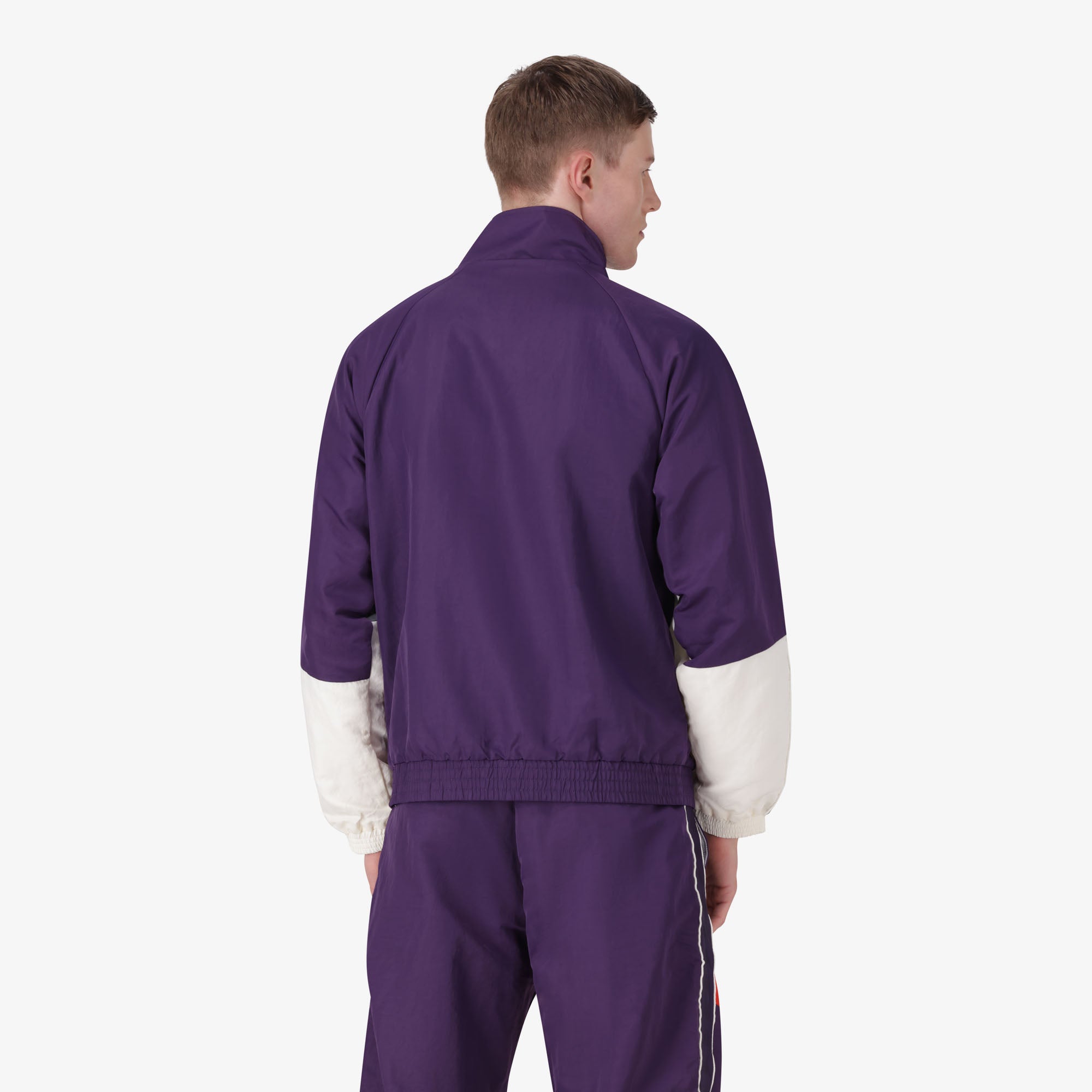 222 Banda Ozzy Jacket - Violet Anil Grey Charcoal White Natural