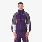 222 Banda Ozzy Jacket - Violet Anil Grey Charcoal White Natural