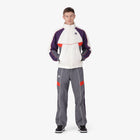 222 Banda Ozzy Jacket - White Natural Violet Anil Grey Charcoal