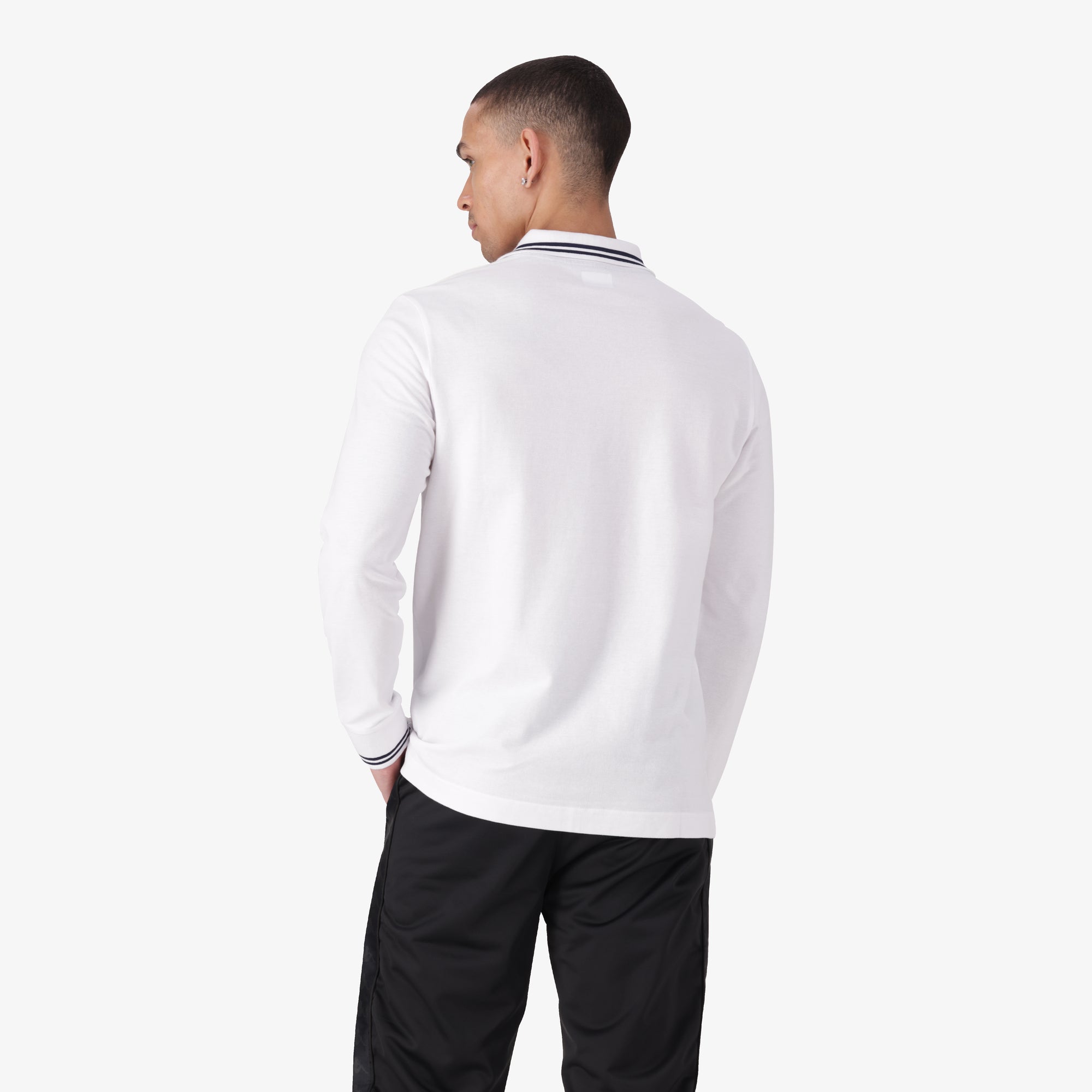 Logo Maltax 5MLS Polo - White/Blue Marine