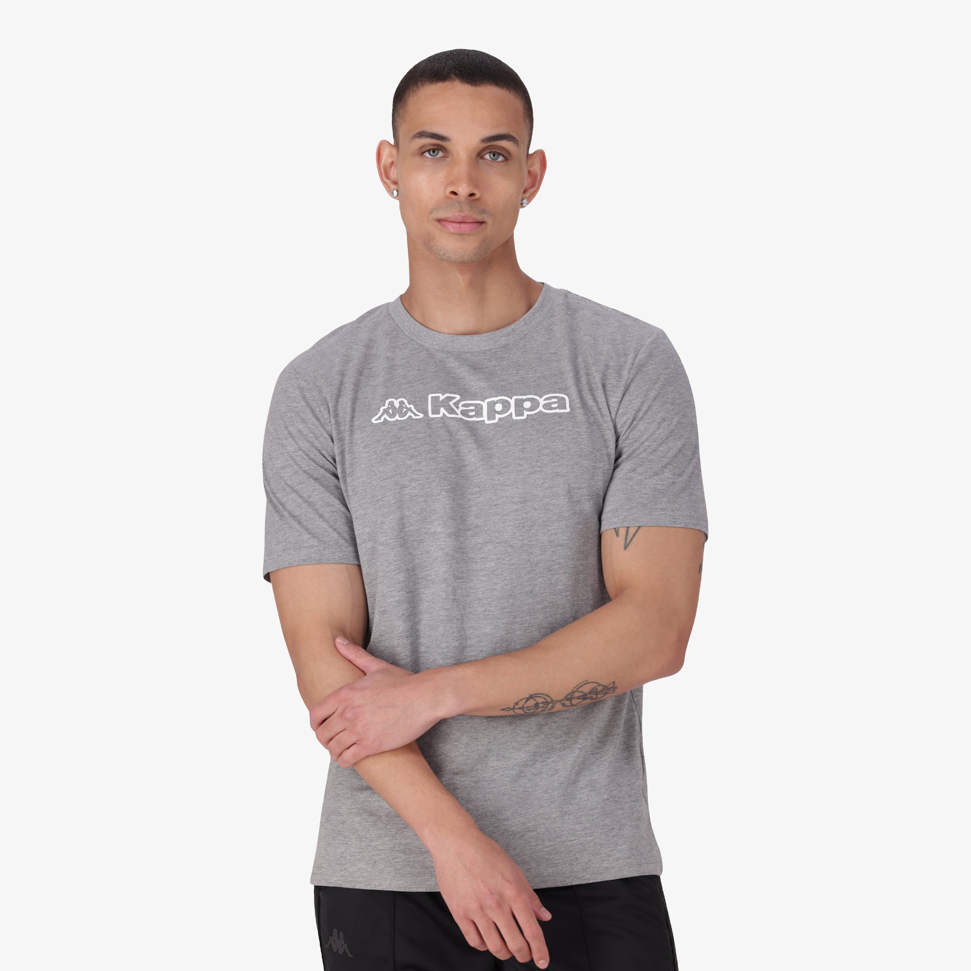 Logo Feddu T-Shirt - Grey Md Mel