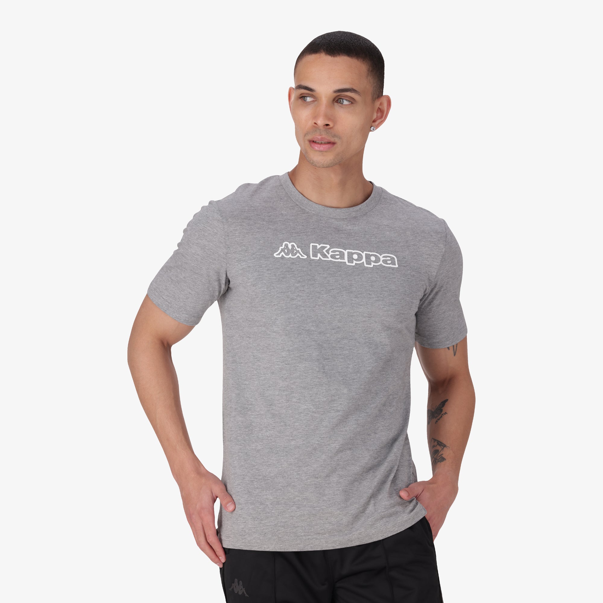 Logo Feddu T-Shirt - Grey Md Mel