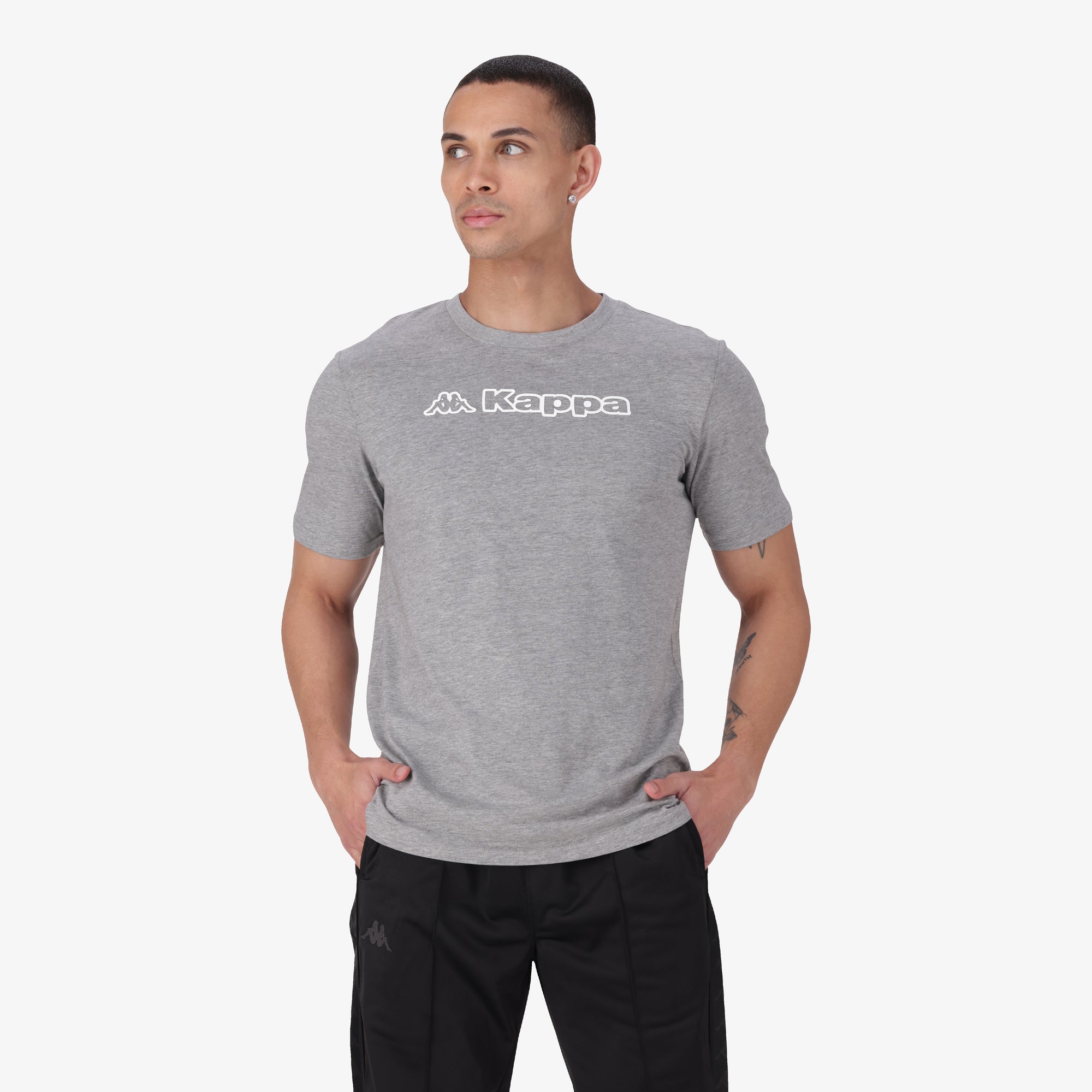 Logo Feddu T-Shirt - Grey Md Mel