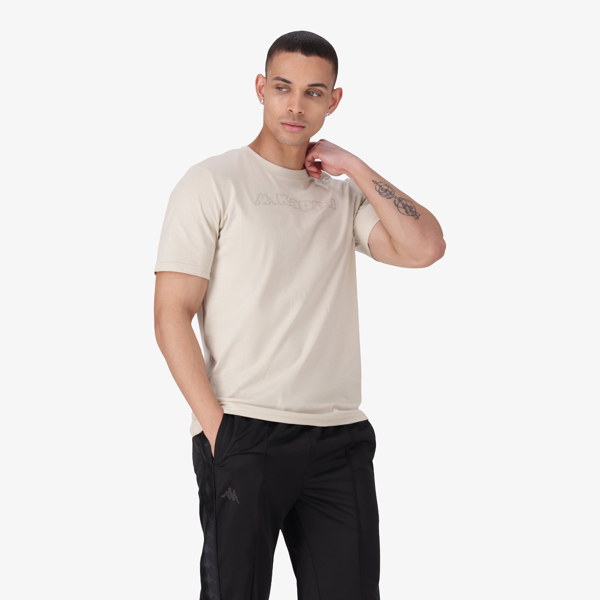 Logo Feddu T-Shirt - Beige Fog